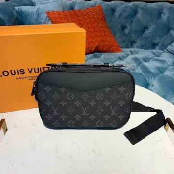 LOUIS VUITTON Bum Bag Monogram Eclipse M42906 Handbag Shoulder Body Black  Women Men