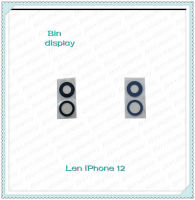 Lens ip 12  อะไหล่เลนกล้อง กระจกเลนส์กล้อง กระจกกล้องหลัง Camera Lens (ได้1ชิ้น) อะไหล่มือถือ Bin Display