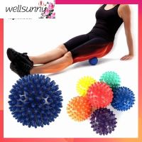 Wellsunny Spiky นวด Yoga Ball Trigger Point Ball Relief Body Hand Foot Pain Stress Muscle Relax Ball อุปกรณ์กีฬาอุปกรณ์เสริมฟิตเนสโยคะเครื่องมือ