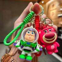 ของเล่นเรื่องภาพอนิเมะ Buzz Lightyear ของประดับโต๊ะทำงานกระเป๋าตุ๊กตาพวงกุญแจรถหุ่นแอ็คชั่นของขวัญตกแต่งบ้าน