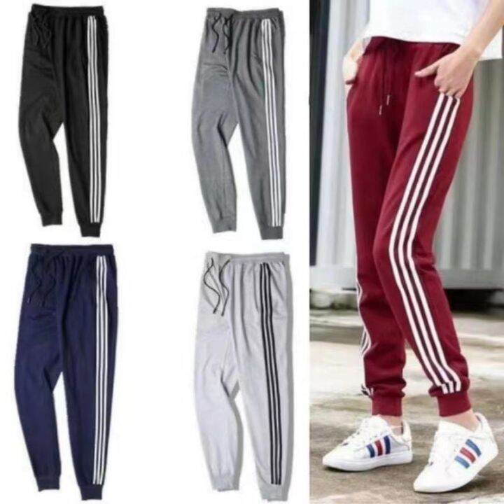 Oversep COD Super High Quality Jogger Pants 3line 2 pocket with zipper ...