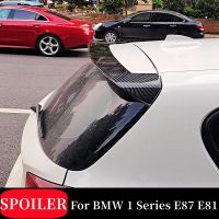 For 2004-2012 BMW 1 Series E87 E81 Hatchback 116i 120i 118i Rear Trunk Lid Roof Spoiler Wings Black Carbon Car Accessories Part