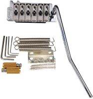 KR-Wilkinson WVS50IIK 52.5mm 2-Point Steel Saddles Tremolo Bridge Strat Electric Guitar, Chrome