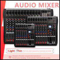 AUDIO MIXERมิกเซอร์ CT60S/CT80S/CT120S 6/8/12 การปรับช่องสัญญาณ อีควอไลเซอร์ 16DSP ในตัว รองรับบลูทูธ/USB/MP3  อุปกรณ์เครื่องเสียง KTV ระดับมืออาชีพ