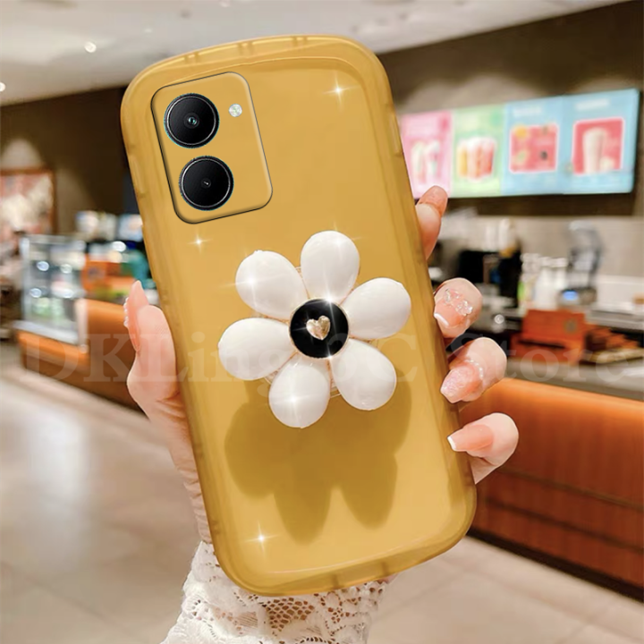 ปกป้องเลนส์กล้องถ่ายรูปเคสโทรศัพท์สำหรับ-vivo-y36-5g-ที่จับดอกไม้แฟชั่นซิลิโคน-vivoy36ปลอกอ่อนฝาครอบกันกระแทก2023