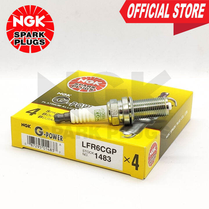 NGK LFR6CGP G-Power Spark Plug Set of 4 | Lazada PH