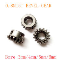 2 pcs 1:1 Bevel Gear 0.8 โมดูลัส 15 ฟัน 0.8m15T 90 องศาไดรฟ์การเปลี่ยนเกียร์เหล็กสกรู - BIANO