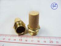 Pneumatic solenoid valve copper muffler PST 01Thread 1/8 quot; copper muffler exhaust vent 10pcs/lot