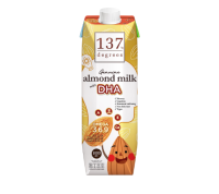 137 Degrees Almond Milk Dha 1000ml นมอัลมอนด์ คุณประโยชน์โอเมก้า 3 6 9  ขนาด1000มล นม นมกล่อง นมยูเอชที