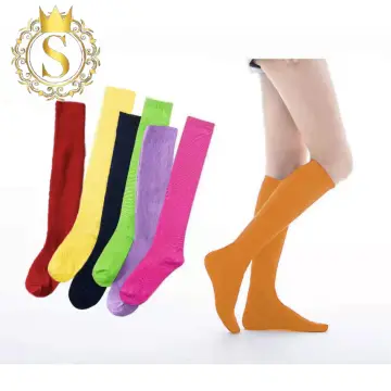 Shop Knee High Socks Neon Green with great discounts and prices