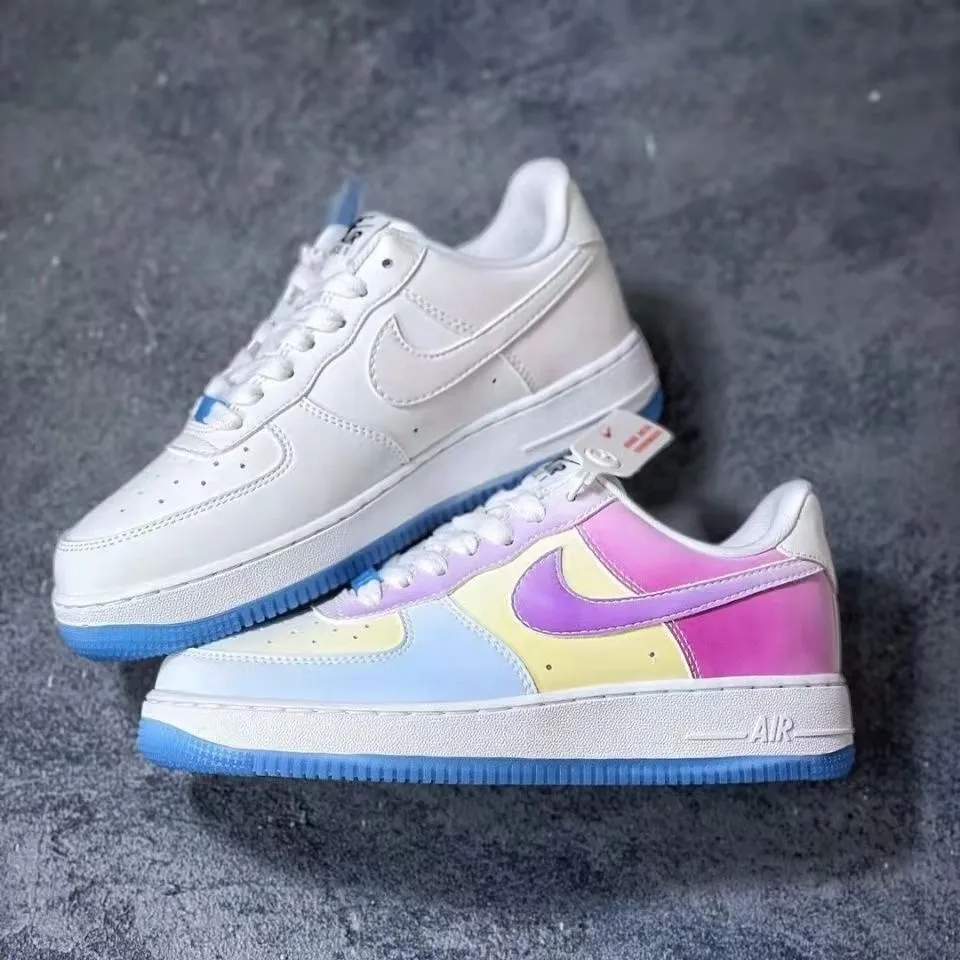 white air forces that change colors