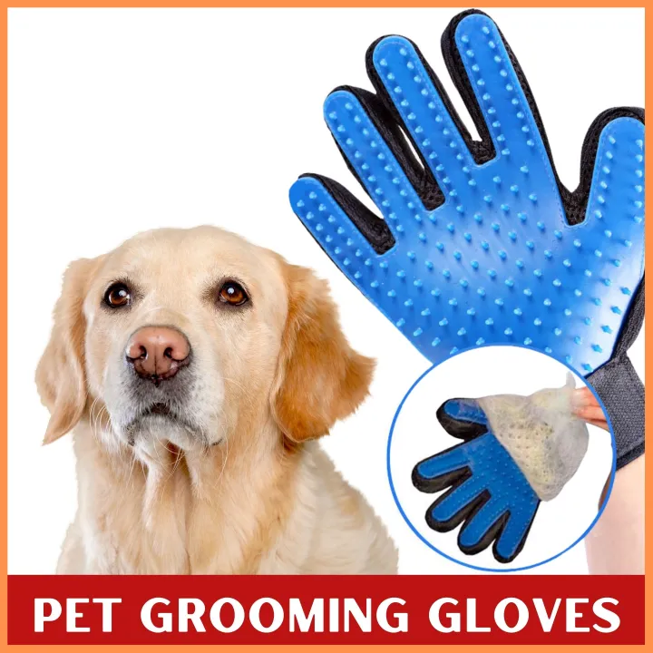 MOCHI Gentle Efficient pet Glove dog massage grooming groomer pet bath