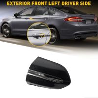 DS7Z-54218A15-DC Car Front Left Door Handle Lock Bezel Cover Cap Replacement Parts Accessories Fit for Edge 2015-2020 Glossy Black