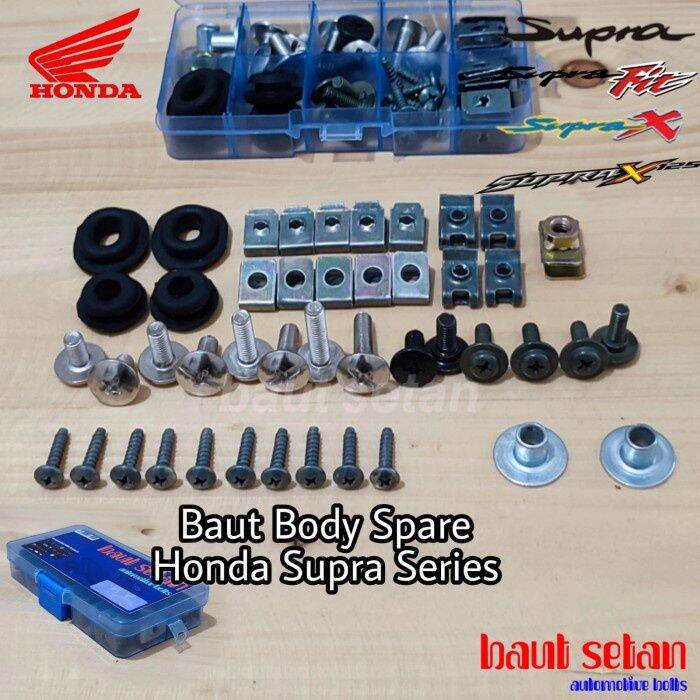 Baut Spare Body Honda Supra Series (Baut Cadangan Body Motor) | Lazada ...