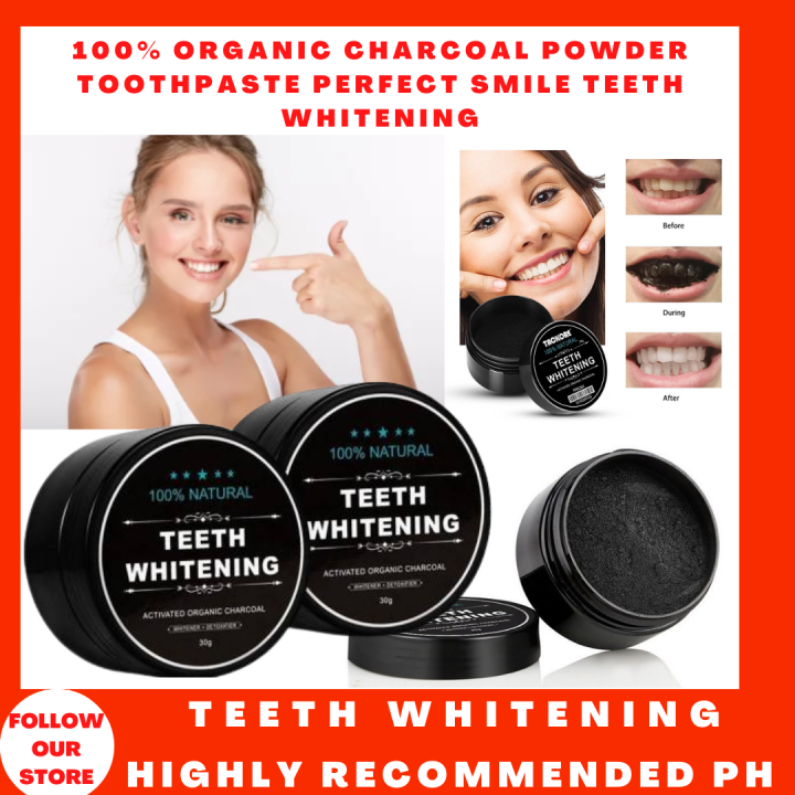 Teeth Whitening Powder Charcoal Oral Care Natural Activated Charcoal ...