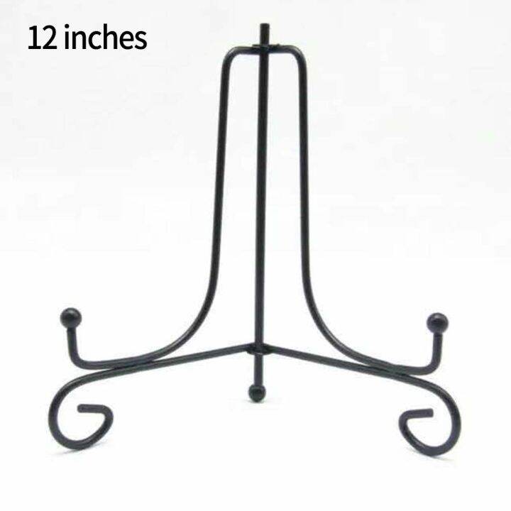 Photo Picture Plate Holder Art Display Easel Black Book Stands Bowl Dish 【Free Shipping】 Lazada PH