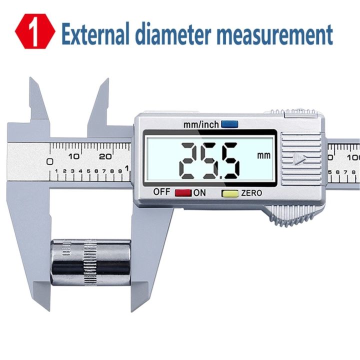 hot-0-150mm-large-digital-lcd-display-electronic-carbon-fiber-vernier-caliper-gauge-micrometer-digital-ruler-measuring-tools