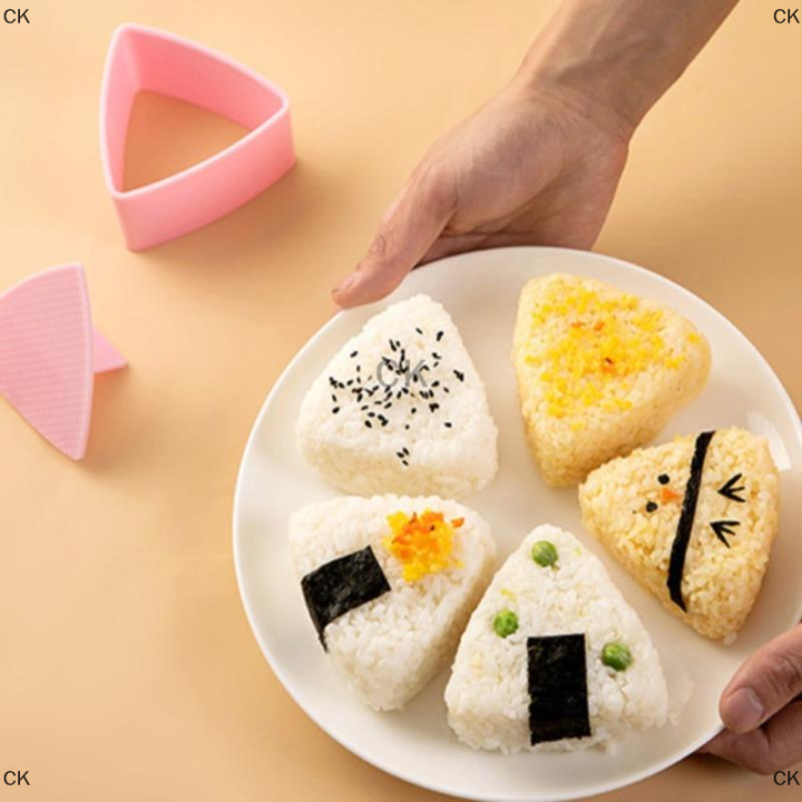 ck-sushi-mold-onigiri-ข้าวบอลอาหารกดสามเหลี่ยมซูชิ-maker-แม่พิมพ์ซูชิ-kit