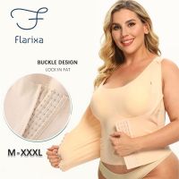 Flarixa ️ 3 In 1เอวเทรนเนอร์ Body S Haper ผู้หญิงท่า C Orrector Push Up Bra กระชับสัดส่วนชุดชั้นในเปลือกท้องควบคุมหนึ่งตัวถัง