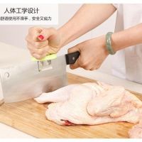 ijg181 Vegetable cutting artifact tool kitchen creative stainless steel vegetable cutting booster knife back auxiliary power knife cap knife holder