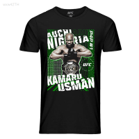 2023 NEW Ufc Leon "rocky" Edwards Mens Casual T-shirt Round Neck Print Black Camaru "nigeria Nightmare" Us P4p Championship Black. brand new T-shirt