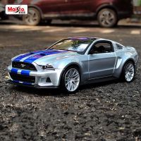 Maisto 1:24ฟอร์ดรุ่น Mustang GT รุ่น Pembalap Jalanan Paduan Mobil Olahraga Diecast Mobil Balap Logam Koleksi Simulasi Hadiah Mainan-An