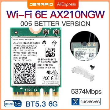 Wifi Ax Wifi 6intel Ax210 Wi-fi 6e Pcie Adapter 5374mbps 802.11ax