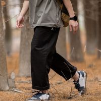 MenS Cargo Pants Relaxed Fit Sport Pants Jogger Sweatpants Drawstring Outdoor Long Male Trousers With Pockets Ropa Hombre