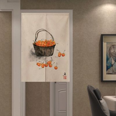 Chinese Short Kitchen Curtain Doorway Curtain Noren Fengshui Drapes For Living Room Teahouse Home Decor Door Curtain Polyester