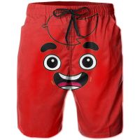 MenS Beach Shorts Casual , Guava Juice Face Light Shorts Drawstring , 3D Print Casual Sweatpants Shorts Swim Trunks Pants With Pockets M-4XL