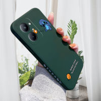 เคสโทรศัพท์ PMP สำหรับ Realme 10 Realme 10 4G เคส C33 Realme โทรศัพท์ดีไซน์ด้านข้างลายการ์ตูนสติทช์เคสโทรศัพท์ขอบสี่เหลี่ยมของเหลวปลอกซิลิโคนคลุมทั้งหมดเคสกล้อง