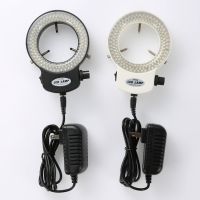 Adjustable 144 LED Ring Light illuminator Lamp For Industry Stereo Trinocular Microscope Video Camera Lens Magnifier 110V 220V