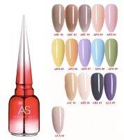 สีทาเล็บสีเจล AS 15 ml. ฝาแหลม ขวดแดง ( เลือกสีทักแชทจ้า )