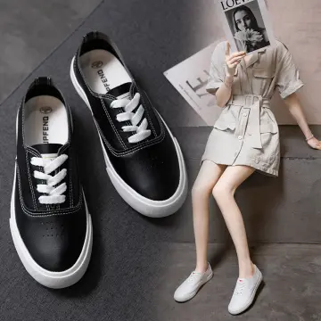 Vans leather discount shoes for girls