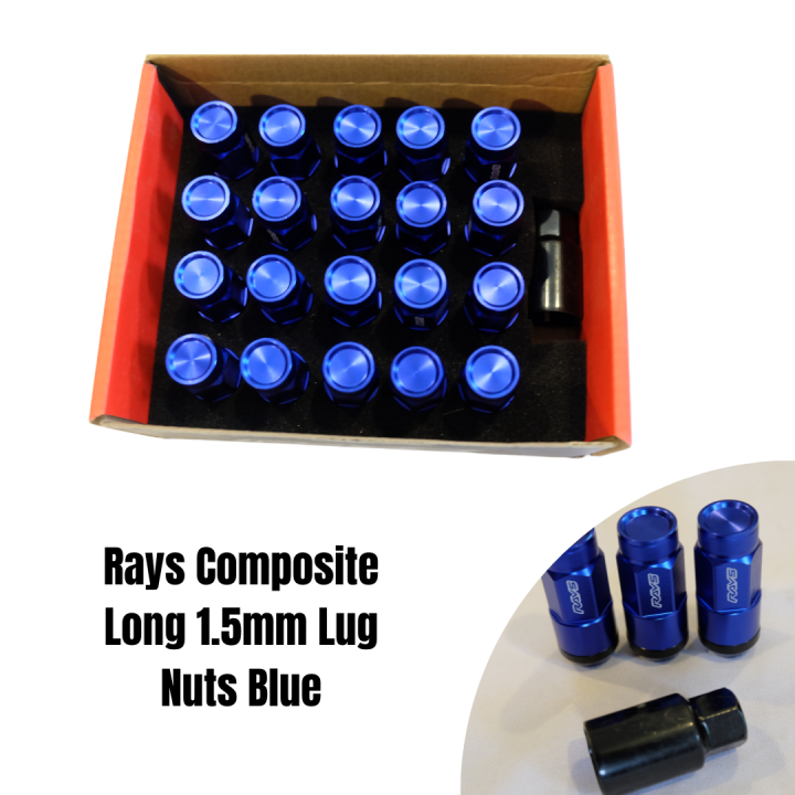 Rays Composite Long 1.5mm Blue Lug Nuts Lazada PH