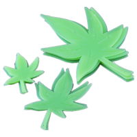 Luminous Star Maple Leaf Shape สติกเกอร์ห้องนอนโซฟาเรืองแสงภาพวาด PPstickers Glow In The Dark ของเล่นสำหรับเด็ก Stickers