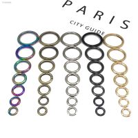 ■ 1x Spring gate O Ring Alloy Openable Keyring Leather Craft Bag belt strap buckle trigger snap clasp clip connector DIY accessory