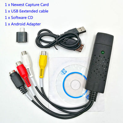 USB2.0 VHS To DVD Converter Convert Analog Video To Digital Format Audio Video DVD VHS Record Capture Card quality PC Adapter