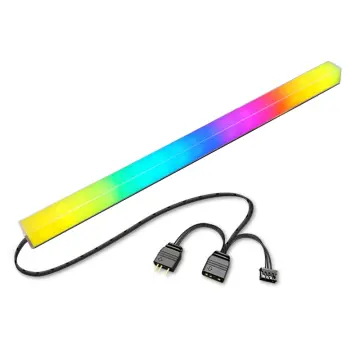COOLMOON 30cm Aluminum alloy RGB PC Case LED Strip Magnetic Computer Light  Bar 5V/3PIN Small 4Pin ARGB Motherboard Light-Stri 