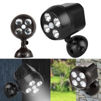 Battery Powered Motion Sensor Security Light Outdoor Garden Lamp Led Spotlight Human Courtyard Wall Lamp Waterproof