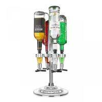 Final Touch LED 4 Bottle Liquor Dispenser Bar Caddy ชุดก๊อกจ่ายเครื่องดื่ม 4 ขวด รุ่น FTA1815