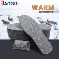 【cw】 3ANGNI Thick Warm Insole Insert 20  Real Wool Breathable Shoe for Men Boots.