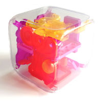 3D Maze Magic Cube Transparent Magic Inligence Ball Puzzle Cube Rolling Ball Game Cubos Maze Toys for Children Educational