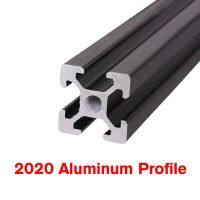 【2023】 Mongo MALL 1PC สีดำ2020มาตรฐานยุโรป Anodized Aluminium Profile Extrusion 100มม.-800มม. ความยาว Linear 500มม. สำหรับ CNC 3D Printer