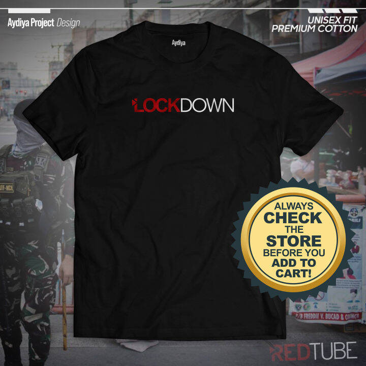 Lockdown Shirt (Rdtube Edition) COV Aydiya Clothing Lazada PH