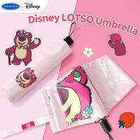 Mesuca Lotso Frozen ร่ม Protable ครีมกันแดดบังแดดสองชั้น Anti-UV กาวดำ 3 พับร่ม82915