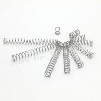 20pcs wire diameter 0.2/0.3/0.4mmStainless Steel Micro return Small Compression anti corrosion extension springs L 10 50