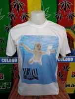 เสื้อวง NIRVANA วงร็อค ไม่มีตะเข็บข้าง คอฟิต ป้ายUS เสื้อวินเทจ เสื้อคอฟิต เสื้อทัวร์ วงร็อคต่างประเทศ