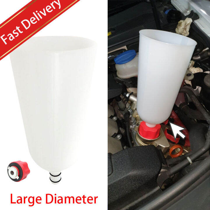 【Ready Stock】 Universal Car Engine Oil Funnel Adapter Portable Car