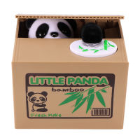 Money Pot Money Eating Coin Bank cat panda Saving Box Automatic Coin Eating Savings Facebank Piggy Bank Novelty Gift For Kids